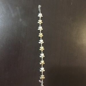 Flower Bracelet Beautiful Sterling Silver …